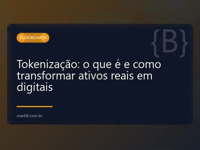Tokenização: o que é e como transformar ativos reais em digitais