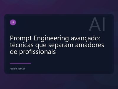 Prompt Engineering avançado: técnicas que separam amadores de profissionais