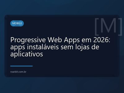 Progressive Web Apps em 2026: apps instaláveis sem lojas de aplicativos