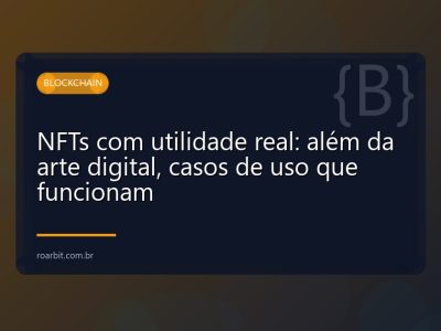 NFTs com utilidade real: além da arte digital, casos de uso que funcionam