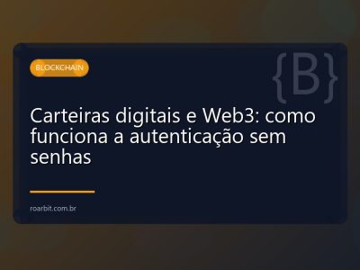 Carteiras digitais e Web3: como funciona a autenticação sem senhas