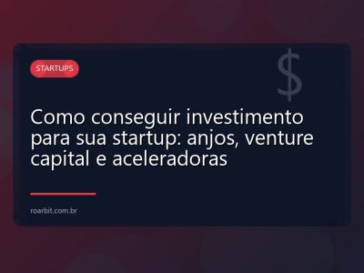 Como conseguir investimento para sua startup: anjos, venture capital e aceleradoras