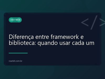 Diferença entre framework e biblioteca: quando usar cada um
