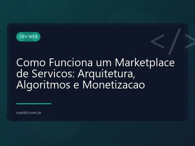 Como Funciona um Marketplace de Servicos: Arquitetura, Algoritmos e Monetizacao