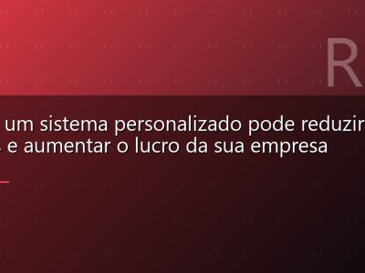 Como um sistema personalizado pode reduzir custos e aumentar o lucro da sua empresa