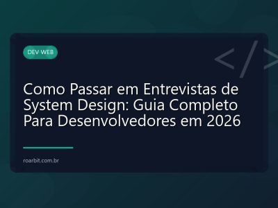 Como Passar em Entrevistas de System Design: Guia Completo Para Desenvolvedores em 2026