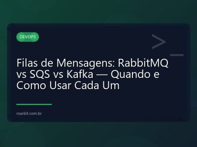 Filas de Mensagens: RabbitMQ vs SQS vs Kafka — Quando e Como Usar Cada Um