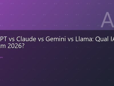 ChatGPT vs Claude vs Gemini vs Llama: Qual IA Usar em 2026?