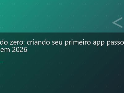 React do zero: criando seu primeiro app passo a passo em 2026