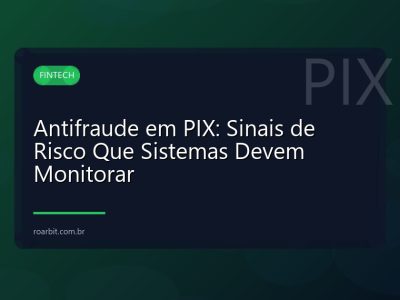 Antifraude em PIX: Sinais de Risco Que Sistemas Devem Monitorar