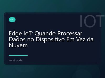 Edge IoT: Quando Processar Dados no Dispositivo Em Vez da Nuvem