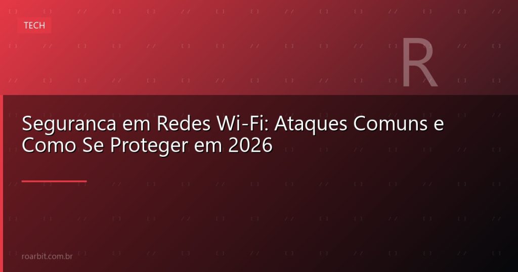 Seguranca em Redes Wi-Fi: Ataques Comuns e Como Se Proteger em 2026